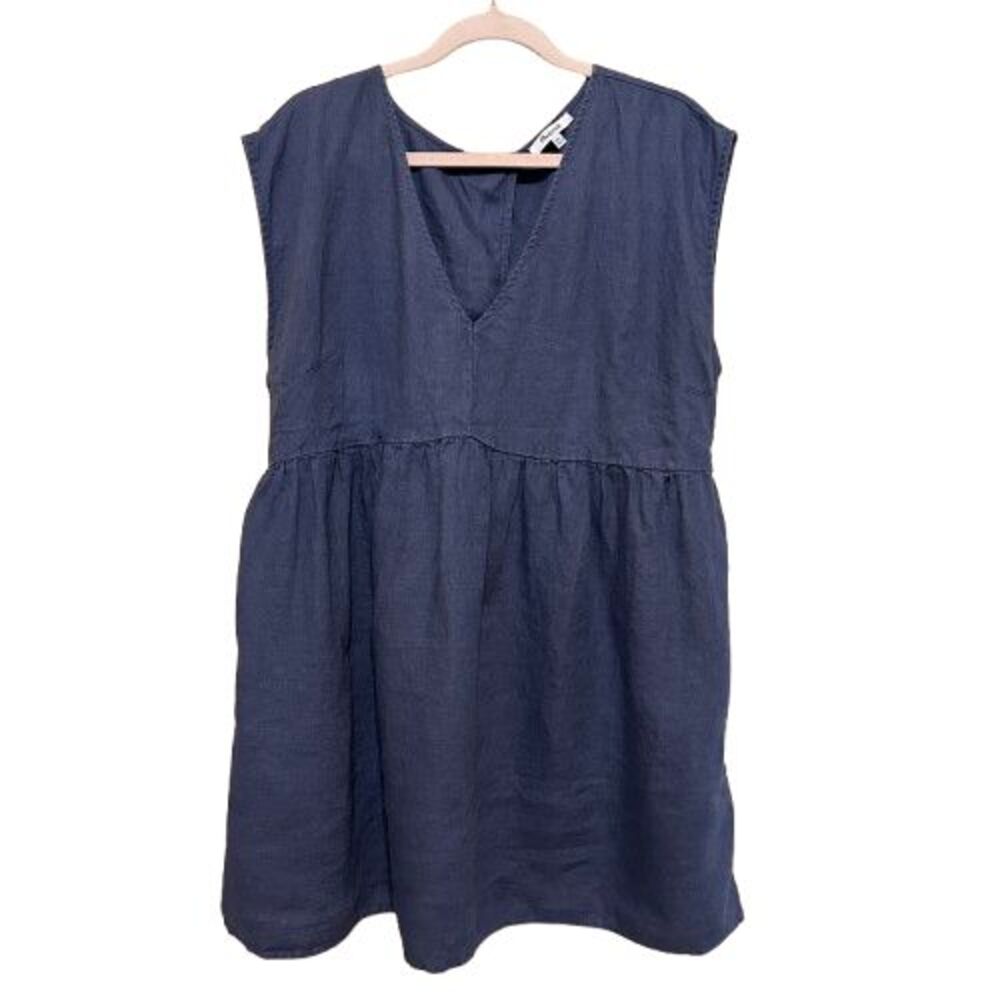 Madewell Navy Blue Sleeveless Mini Dress